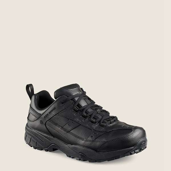 Red Wing Work Shoes Mens Black - Athletics - Soft Toe - 0536892-NI